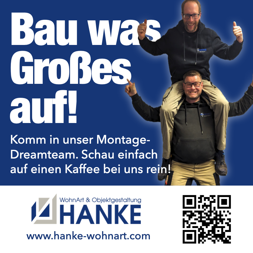 Jobanzeige Hanke Wohnart 1