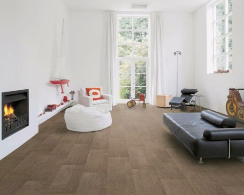 Korkboden im Wohnzimmer